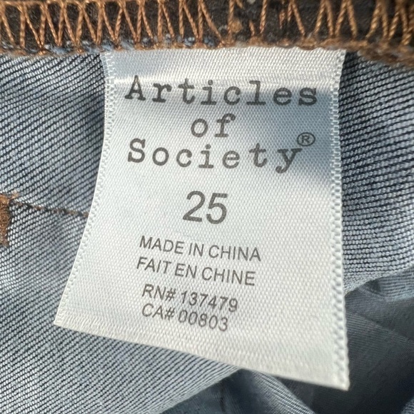 Articles Of Society Skinny Jeans Size 25 Women’s - Picture 4 of 7